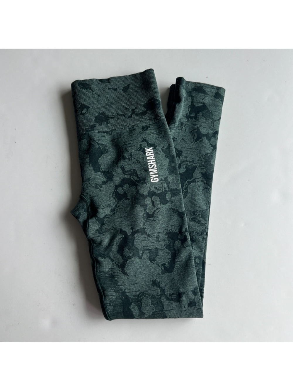 Gymshark  Green Camo Leggings
